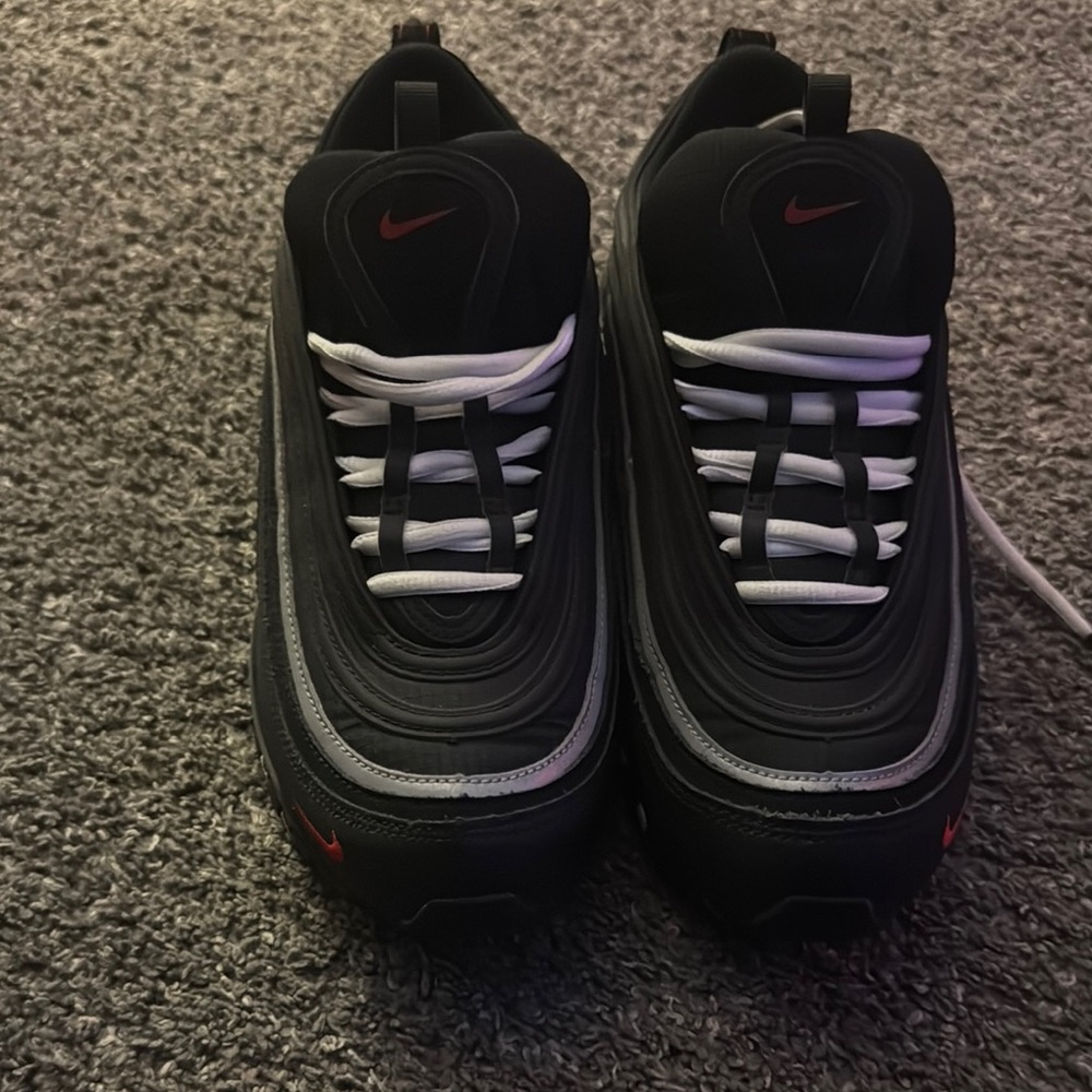 Nike Black and Red Sneakers